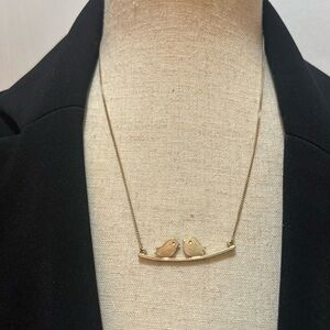 Love Bird Gold Plated Necklace